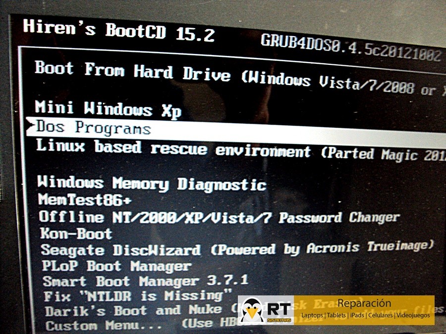 revisar un disco duro dañado con hirens boot cd (5)