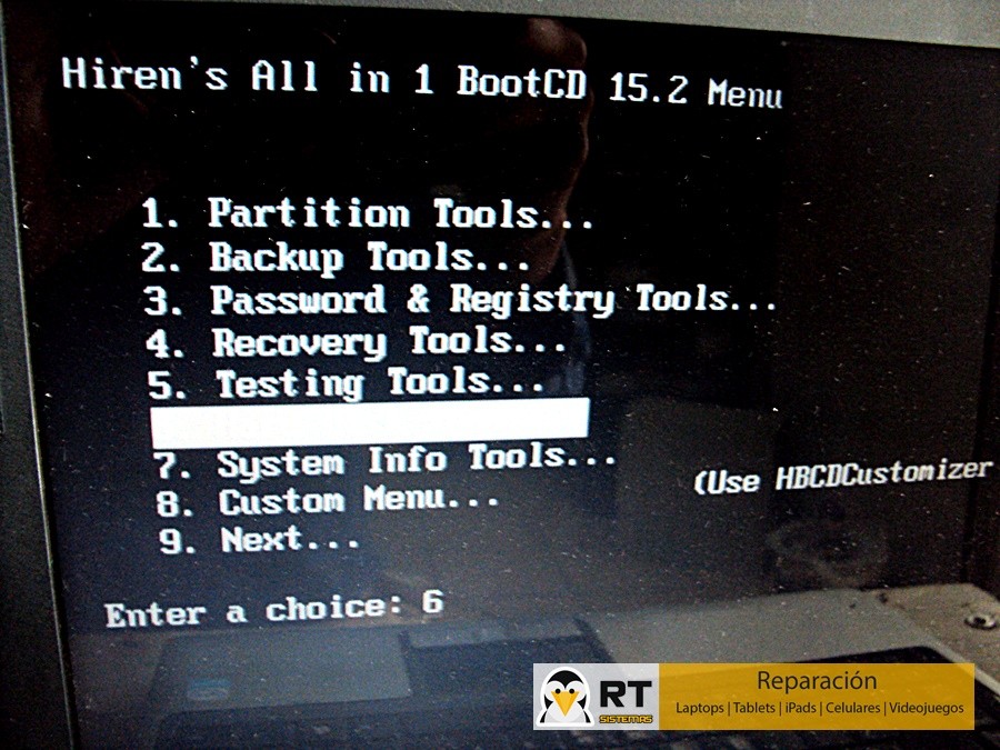 revisar un disco duro dañado con hirens boot cd (6)