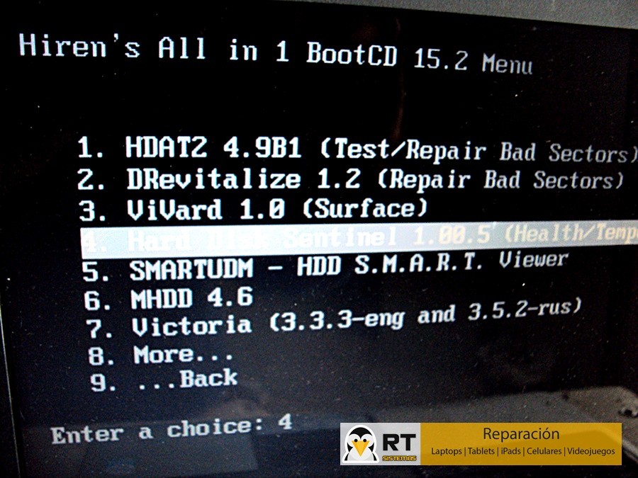 revisar un disco duro dañado con hirens boot cd (7)
